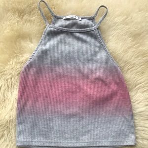 Grey/pink tank top